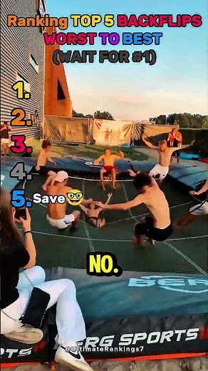 Top 5 Craziest Backflips Ever (Worst to Best) 🤯🔥