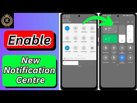 How To Change Notification Panel In Redmi || Coustomize Your Mi Notification Bar