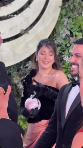 Marzook on Instagram‎: "Aseel Omran carries Marzook’s Marble Orb Styled by @musaed.d #Marzook #Orb #JoyAwards #2026 #اسيل_عمران"‎