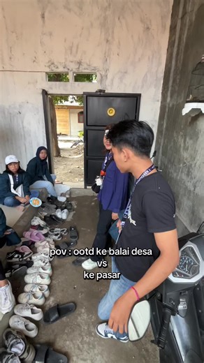 OOTD Seru di Balai Desa dan Pasar