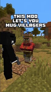 This mod let's you mug villagers