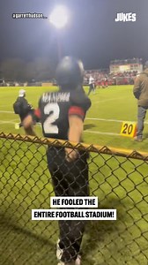 A fearless student ran onto the field during a football game 😳 | Jukes
