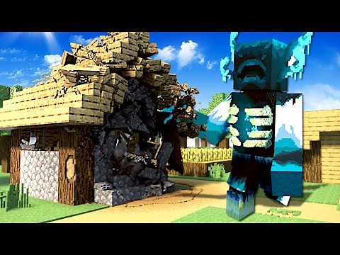 WARDEN DESTROYS MINECRAFT VILLAGE! (Teardown)