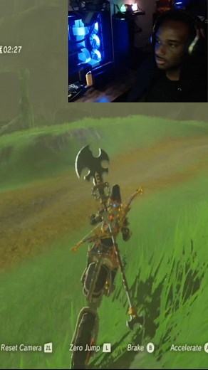 POV: You just got your first bike #botw #legendofzelda #link #gaming #motorcycle #zelda #dothraki #championsballad #dlc #fyp