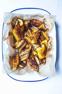 Healthy Baked Sweet Plantains (Maduros)