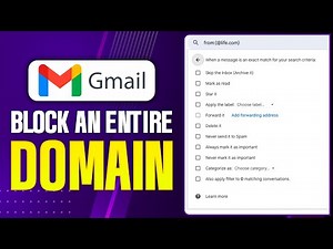How to Block an Entire Domain in Gmail (2026) - Stop All Emails