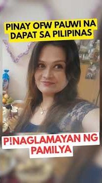 PINAY OFW SA SAUDI ARABIA MIDDLE EAST KAAWA AWA ANG SINAPIT PAUWI NA DAPAT SA PILIPINAS #shorts #ofw