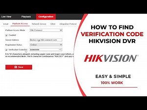 How to Find the Hikvision DVR Verification Code Via Web Interface