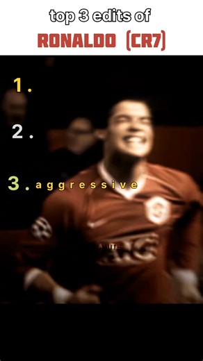 best top 3 ronaldo edit #football #ronaldo