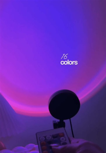 16-in-1 Colorful Lamp: Aurora Room Light & Projector