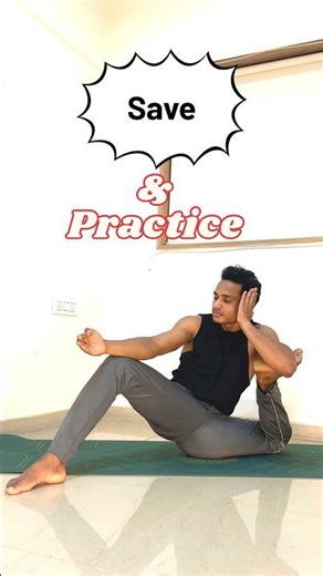 Tutorial (Yogidandasana),,, #tutorial #yoga #asana #advance #creative #youtubeshorts