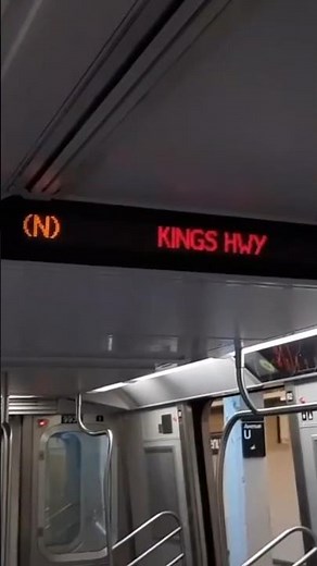 Throwback: Manhattan bound R160 (N) train announcement