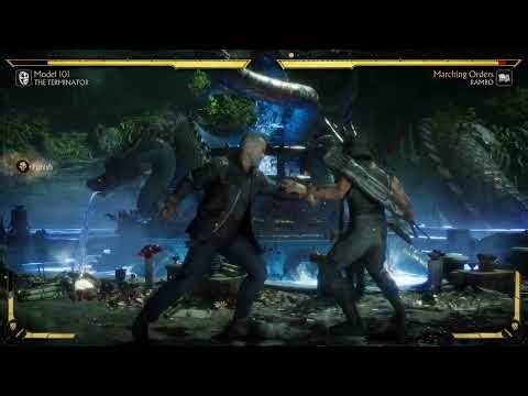 Mortal Kombat 11 - The Terminator vs Rambo Gameplay