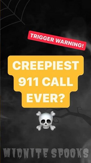 Creepiest 911 Call Ever? #scary #creepy #911calls