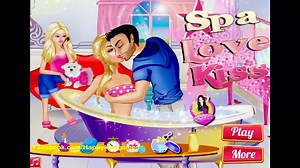 Kissing game - Barbie Spa Love Kiss (kissing) Game