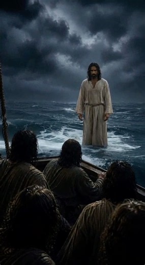 PEDRO CAMINA SOBRE EL AGUA | Mateo 14:29 #jesus #bibliologia