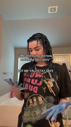 Me and trump are now matching hair colors