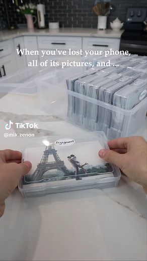 Backup all of your 📸😌 #storage #organize #storagebox #album #pictures
