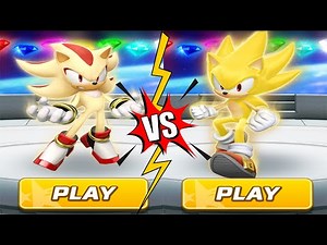 Sonic Forces Speed Battle - Emerald Power (Super Shadow vs Super Sonic) Gameplay
