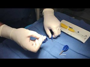 Hyoid Suspension: Bone Anchor Retaining Screw Preperation