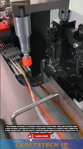 **"High-Precision Automatic Cable Assembly Machine Innovation"** #tech #machine #automaticmachine