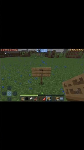 how to easily make name plate or sign board in minecraft #minecraft #signboard