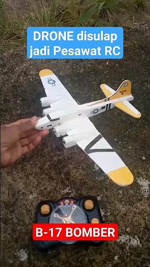 drone convert to rc plane #rcplane #drone100ribuan #dronemurah #pesawatrc #pesawatremot