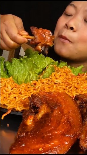 Chicken Lolipop with Pork #asmr #mukbang #eating #eatingvideos #shorts #viralfood #eatingshow #food