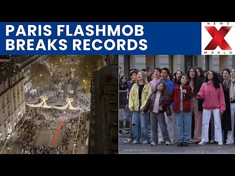 Huge Paris Flashmob Features 300 Musicians And 50 Cameras | NewsX World