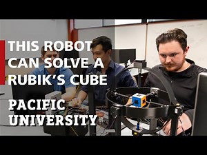 This Robot Solves a Rubik's Cube