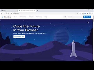 Stackblitz Online IDE Untuk Online Pemrograman Web Online