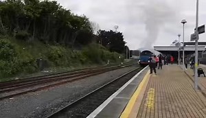 9.7K views · 432 reactions | “The Boyne” steam train departing Dundalk for Drogheda. Video Sandra Kinsella | Railway Preservation Society of Ireland - Dublin Operations | Facebook