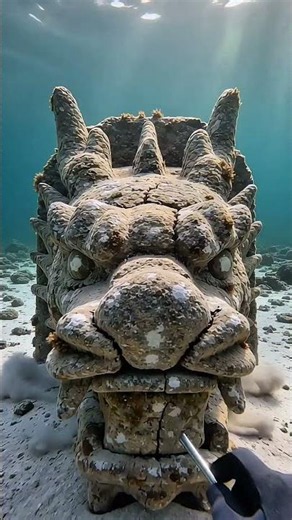 Divers Found a Dragon Gate Underwater… Then It Cracked Open #short