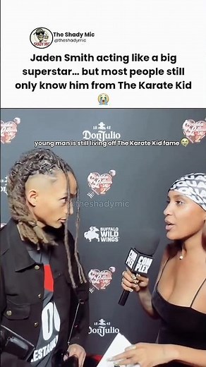 Jaden Smith Acting Like a Superstar But Fans Still Say Karate Kid #jadensmith