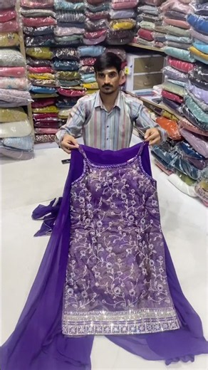 👌😍Elegant Purple Colour Sharara Outfit | Designer Party Wear Collection 2026 ✨🛍️