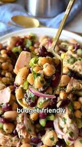 1M views · 9.5K reactions | 3 Bean Tuna Salad: https://hilltoprecipes.com/three-bean-salad-with-tuna/ #beansalad #tunasalad | Hilltop Recipes | Facebook