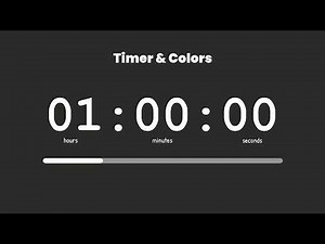 1 Hour Study Timer |🌩️ Stormy Ash Vibes | No Music Countdown