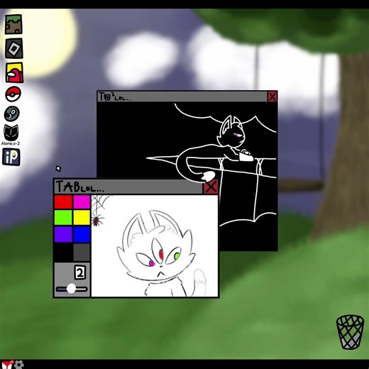 Desktop buddy #animation #art #ibspaintx