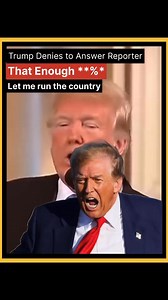 Trump refuses to answer reporter’s immigration question, saying: “That’s enough ! let me run the country. | Progressive Power