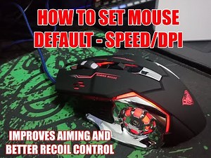 How to set your Mouse (Default 6/11 and DPI) 2021 UPDATED!