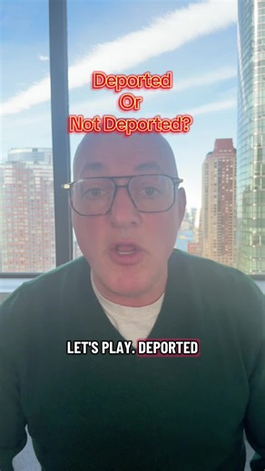 Let’s play Deported or Not Deported. These are real scenarios I see every week. Some sound harmless. Some sound illegal. Most people guess wrong. Immigration law is not common sense. Small mistakes can have life-changing consequences. If your situation feels “complicated,” that’s usually when you need real legal advice, not guesses from friends or TikTok comments. 📞 Call before you make a move. ⸻ 📍 Law Offices of Spar & Bernstein 🌐 https://www.lawsb.com 📞 212-227-8933 📍 45 Broadway, New Yor