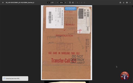‼️METALLIC DISCS OVER OAK RIDGE: FBI Memos Reveal Secret Surveillance & Recovered “Slag” Debris 🛸👽I just went down the rabbit hole of FBI File 62-HQ-83894 (Section 6), and it’s a total goldmine for anyone who thinks Project Blue Book was "just a hobby" for the Air Force. These declassified memos prove the Bureau was quietly obsessed with the phenomenon throughout the late 50s and early 60s.The most chilling highlights from the file:Nuclear Site Surveillance: The FBI documented multiple "metall
