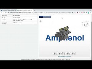 How to Download a 3D CAD Model from Amphenol Sine