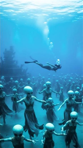 #Aliens Filmed Under Ocean #asmr #whispers #whispering #viral #oddly #satisfying #sounds #tingles