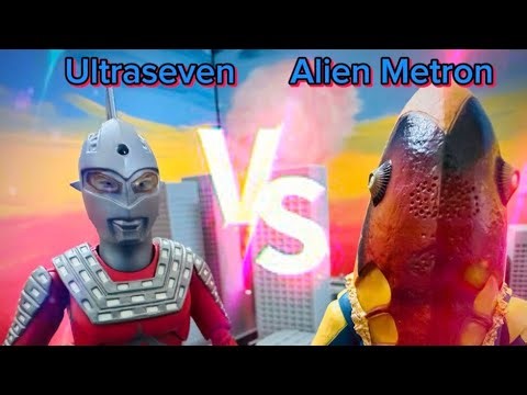 Ultraseven versus Alien Metron [Stop motion short film]