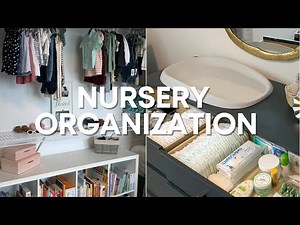NURSERY ORGANIZATION IDEAS & HACKS! | DRESSER + CLOSET TOUR | twin edition