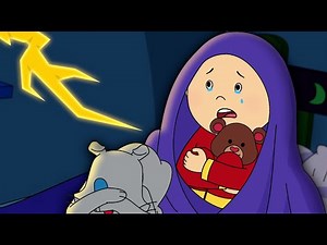 Caillou and Thunderstorm | Caillou Cartoon