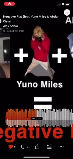 Alex Schor Collaboration with Yuno Miles - Negative Rizz Song