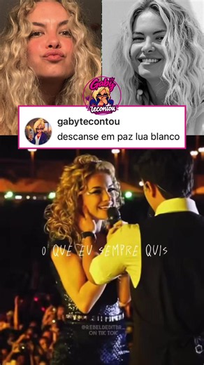 🚨 Morre Lua Blanco, atriz, cantora e ex-Rebelde, aos 39 anos. A informação foi confirmada pela família da artista nas redes sociais; Lua enfrentava um câncer nos últimos meses.