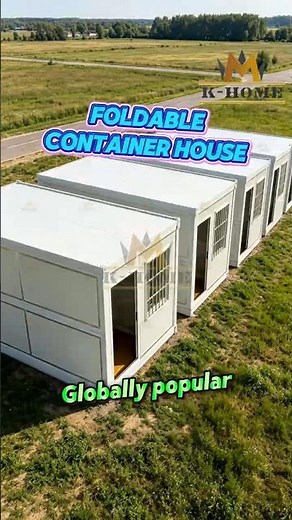 Just unfold it step by step, plug it in⚡, and you're ready to move in😍#foldablecontainerhouse